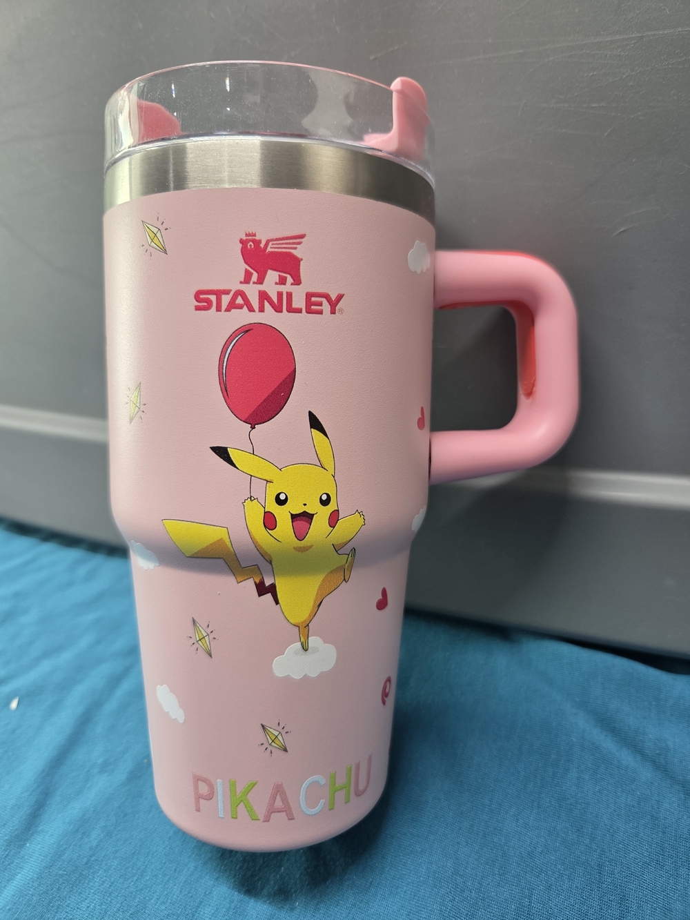 Pikachu Tumbler Peony Pink 20 oz
